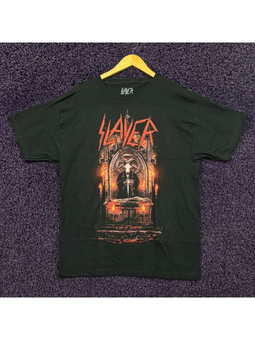 Slayer South of Heaven Goat Altar T-Shirt Size Large